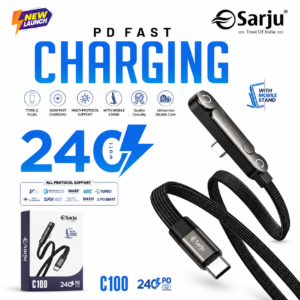 240W Type c cable with Mobile Stand